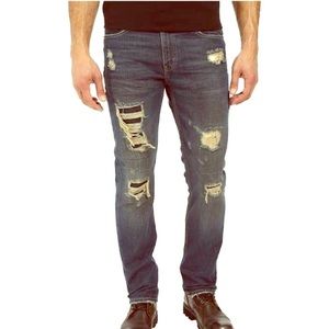 Levis Fit Ripped Jeans